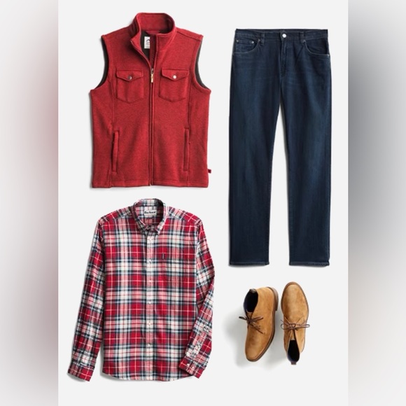 NWOT Mountain Khakis Old Faithful Fleece Vest // Mahogany // Men’s L - Picture 3 of 7